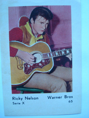 Purkkakuvat Hellas: Serie X n:o 65, Ricky Nelson