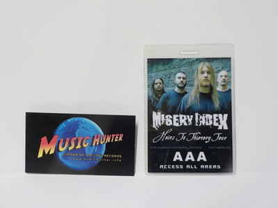 MISERY INDEX BACKSTAGE PASSI .