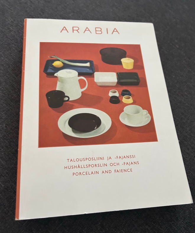 Arabia talousposliini ja fajanssi katalogi