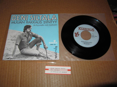 Beni Siltala 7" Muuan Rakkaus Syntyy v.1980