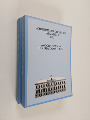 Korkeimman oikeuden ratkaisuja 1995 1-2