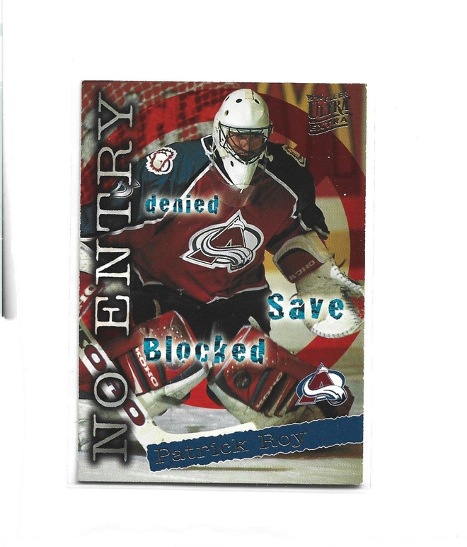 PATRICK ROY (mv) - 1995-1996 FLEER ULTRA - NO ENTRY #377