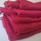 5x punainen verho organza läpikuultava - pikkukuva 2