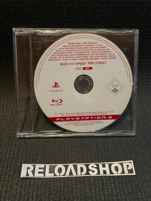 Need For Speed Pro Street - Promo Disc PS3