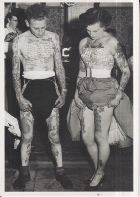 Tatuointi, Members of the Bristol Tattooing Club ,GB. e110