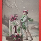 Vanha uudenvuoden kortti kulk. 192? - pikkukuva 1