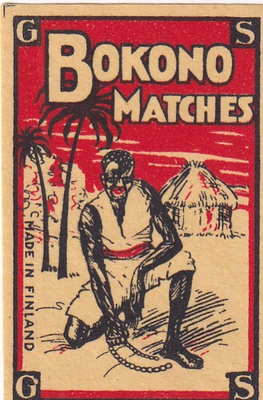 Bokono Matches, Made in Finland  b509