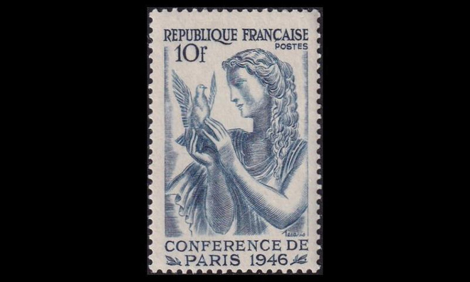 Ranska 764 ** Rauhankonferenssi 10 Fr (1946)