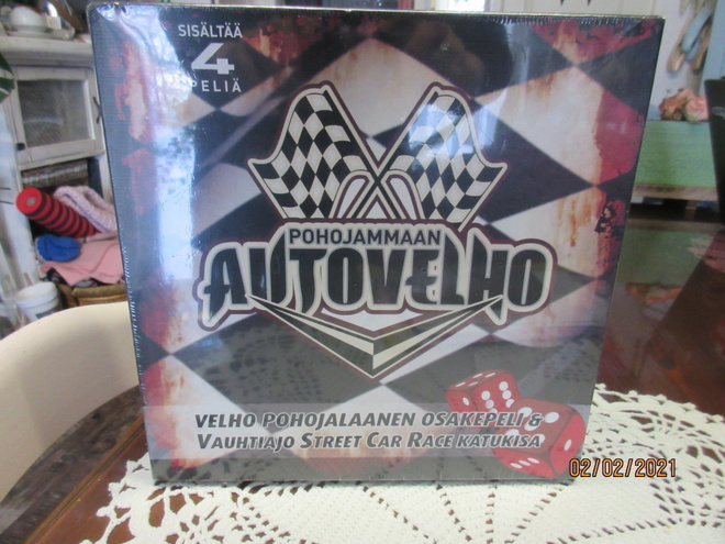 Pohojammaan Autovelho lautapeli. *uusi*