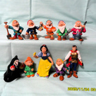 HYVÄKUNTOISET DISNEY LUMIKKI JA 7 KÄÄPIÖTÄ FIGUURIT /GERMANY - pikkukuva 1