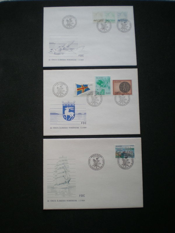 Vuoden 1984 KAIKKI FDC-kuoret - LaPe 8,00 €