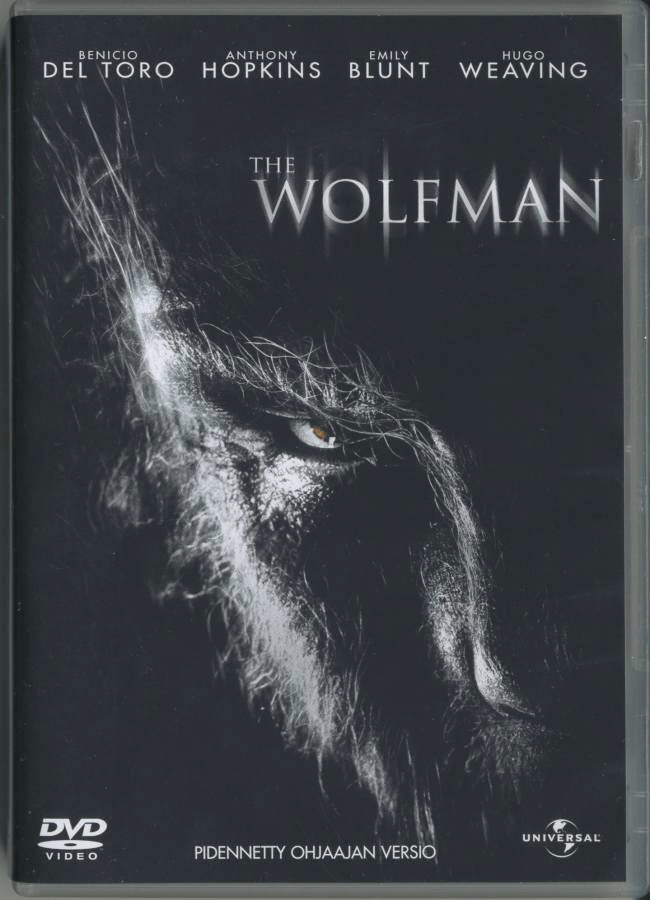WOLFMAN – Suomi-DVD 2010, pidennetty versio Benicio del Toro