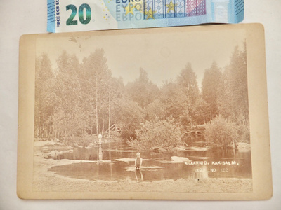 VANHA Kabinetti Valokuva Käkisalmi 1893