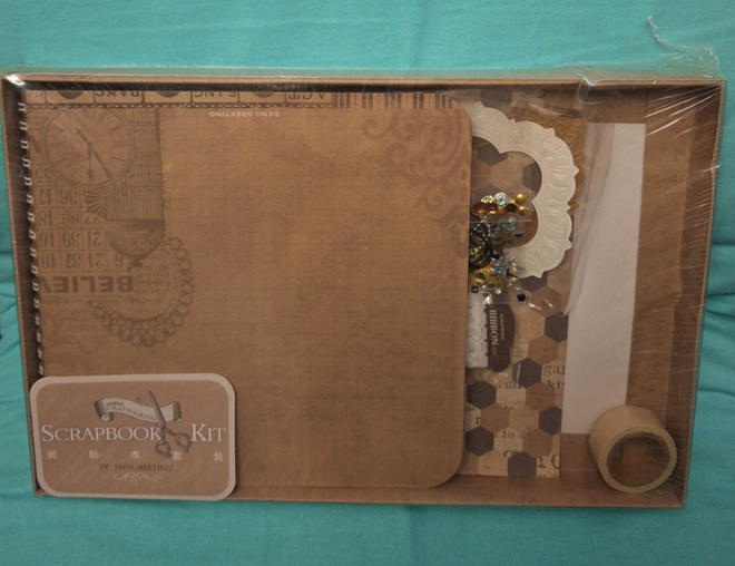 Leikekirjapakkaus scrapbook set