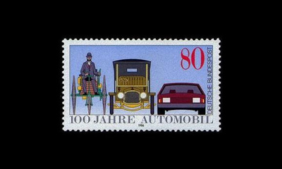 Saksa 1268 ** Auto 100v (1986)