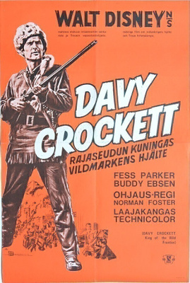 Elokuvajuliste: Davy Crockett - rajaseudun kuningas (Disney)
