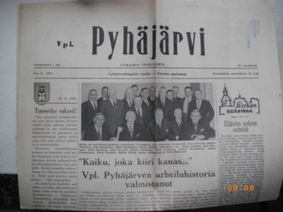 Pyhäjärvi Nro 11/1970
