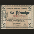 Saksa Notgeld 50 Pfennig, Bernburg 20.11.1918 - pikkukuva 1