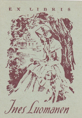 Ex Libris, Ines Luomanen, b681