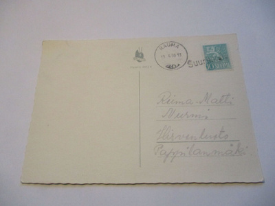 1960 Suurikkala rivil + Rauma kortilla