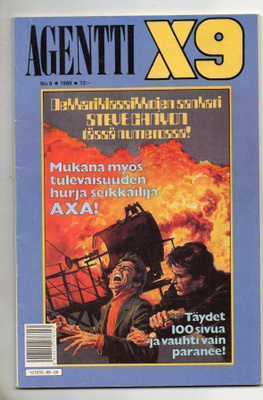 Agentti X9 n:o 8 1989 Steve Canyon Punatukka.