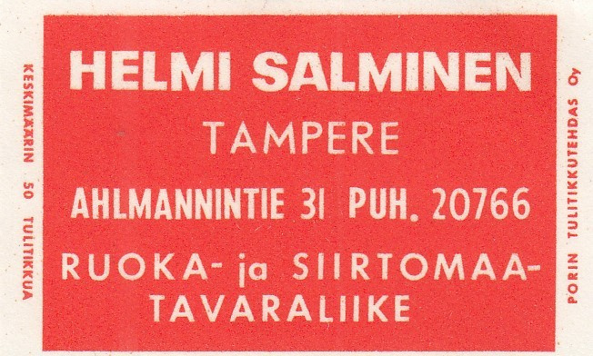 Tampere, Helmi Salminen   b346