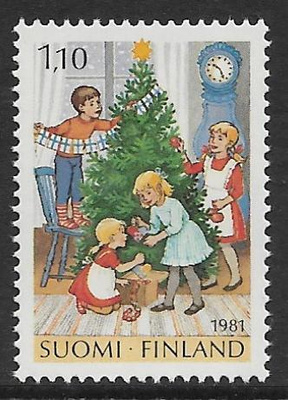 Joulu 1981 1,10mk (LAPE 888) **