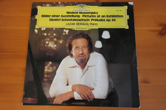 Mussorgsky,Schostakowitsch,Lazar Berman,piano LP.