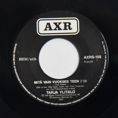Single: Ylitalo, Tarja - Mitä vain vuokses teen / Vaya con..