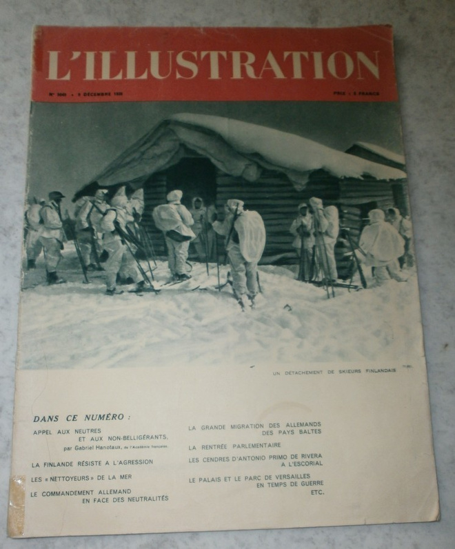 L'illustration 9.12.1939, kuvitettu laaja artikkeli Suomesta
