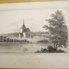 VANHA Gravyyri Knutson Sund Ahvenanmaa 1840-l v.Adler Dietze - pikkukuva 1