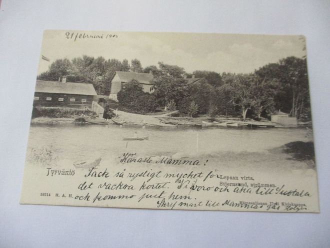 Hattula Tyrväntö - 1903 vapaaherrattarelle Hkiin
