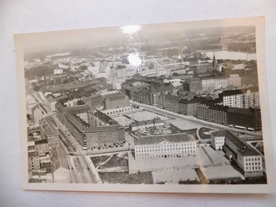 VANHA Postikortti Helsinki Töölö 1935
