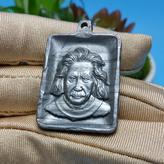 Rauta meteoriitti Einstein 37 mm riipus Seymchan kaiverrettu