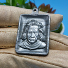 Rauta meteoriitti Einstein 37 mm riipus Seymchan kaiverrettu - pikkukuva 1