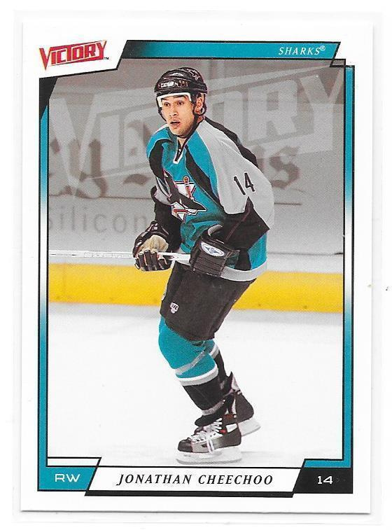 2006-07 UD Victory #185 Jonathan Cheechoo San Jose Sharks