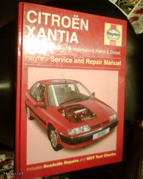 Korjausopas: CITROEN XANTIA 1993-1998 (Sis.pk:t)