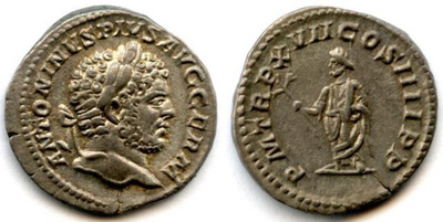 ANCIENT / ROME (II): EMPIRE / Caracalla, AR Denarius AD 214