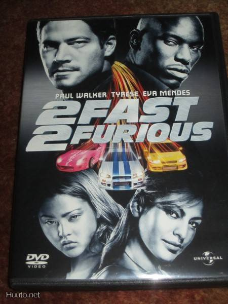 2 FAST 2 FURIOUS - DVD - paul walker eva mendes