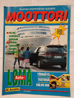 Moottori & automatkailu No 1 tammikuu 1996