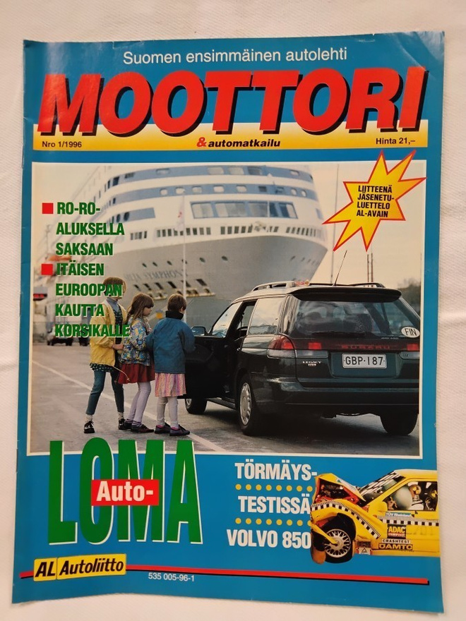 Moottori & automatkailu No 1 tammikuu 1996