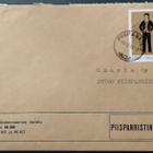 Mies Vöyristä -merkki kirjeellä 1972 postista Piispanristi - pikkukuva 1