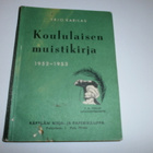 Koululaisen muistikirja 1952 - 1953, Yrjö Karilas - pikkukuva 1