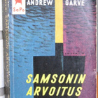 SaPo 23. Andrew Garve: Samsonin arvoitus. 1. painos. - pikkukuva 1