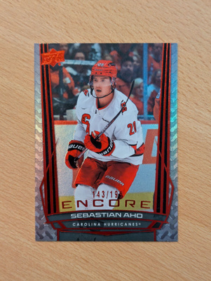 2025-26 Upper Deck Sebastian Aho Encore Red /199