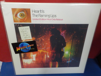 THE FLAMING LIPS - HEAR IT IS M-/M- U.S 2005 WHITE VINYL LP