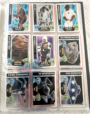 STAR WARS keräilykortteja 13 kpl