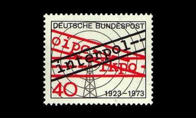 Saksa 759 ** Interpol 50v (1973)