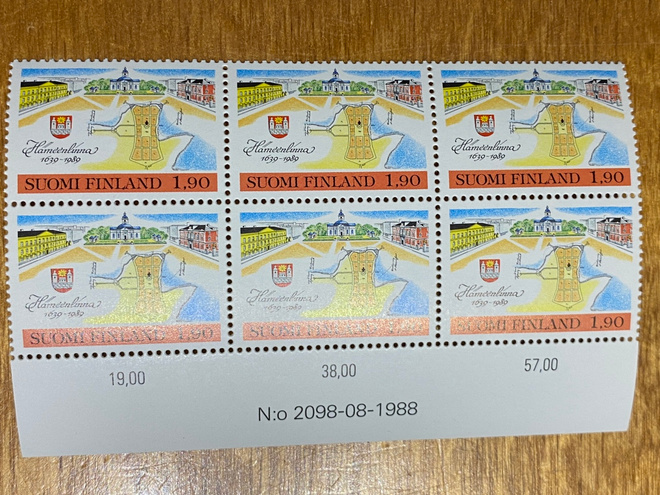 HÄMEENLINNA 1639-1989 NUMERO KUUSILO**