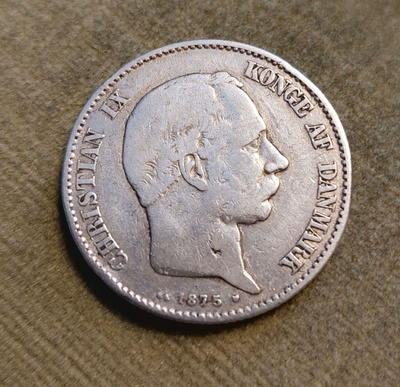 Tanskalainen kolikko harvinaisuus